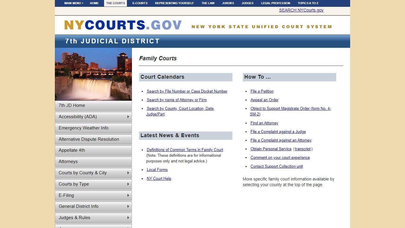 Family Courts | NYCOURTS.GOV - Judiciary of New York