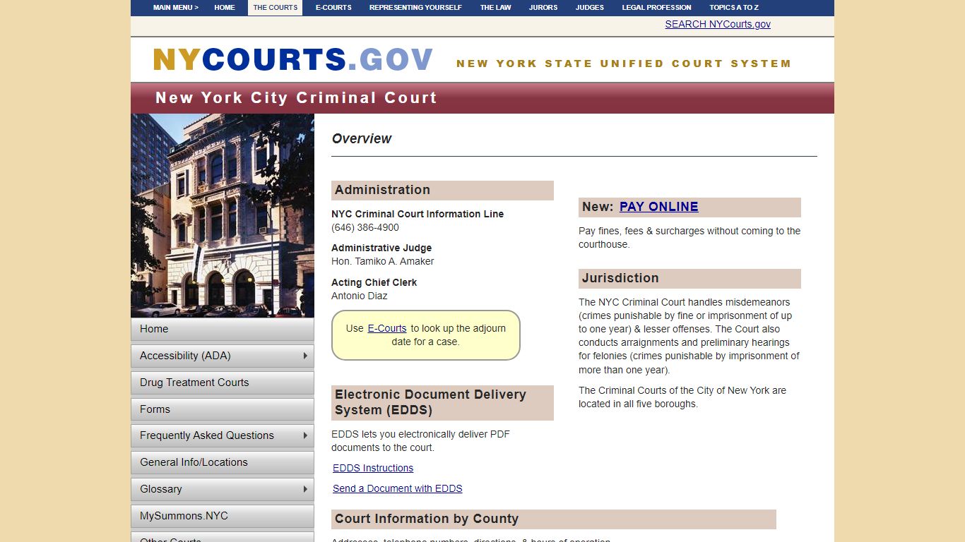 Home Page | NYCOURTS.GOV - Judiciary of New York